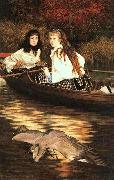 James Tissot Thames France oil painting artist